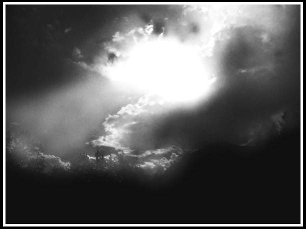 photo "Sky Voice" tags: black&white, landscape, clouds