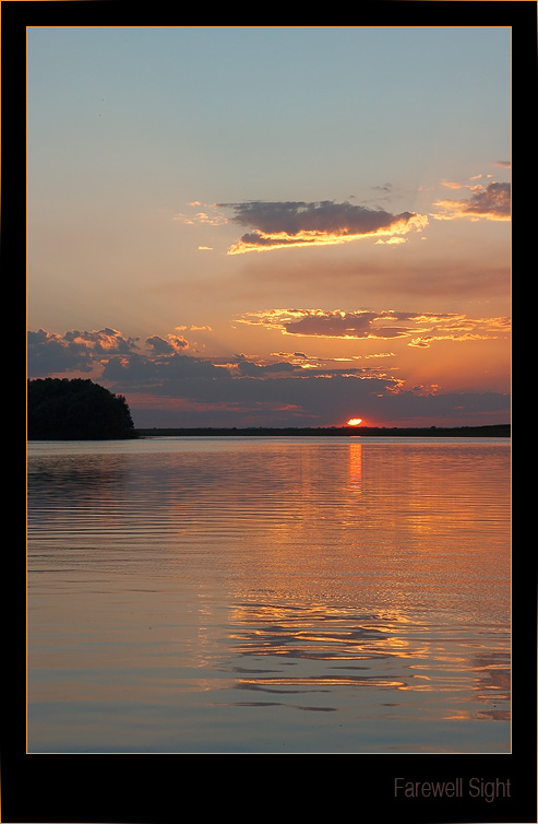 photo "Farewell sight" tags: landscape, sunset, water