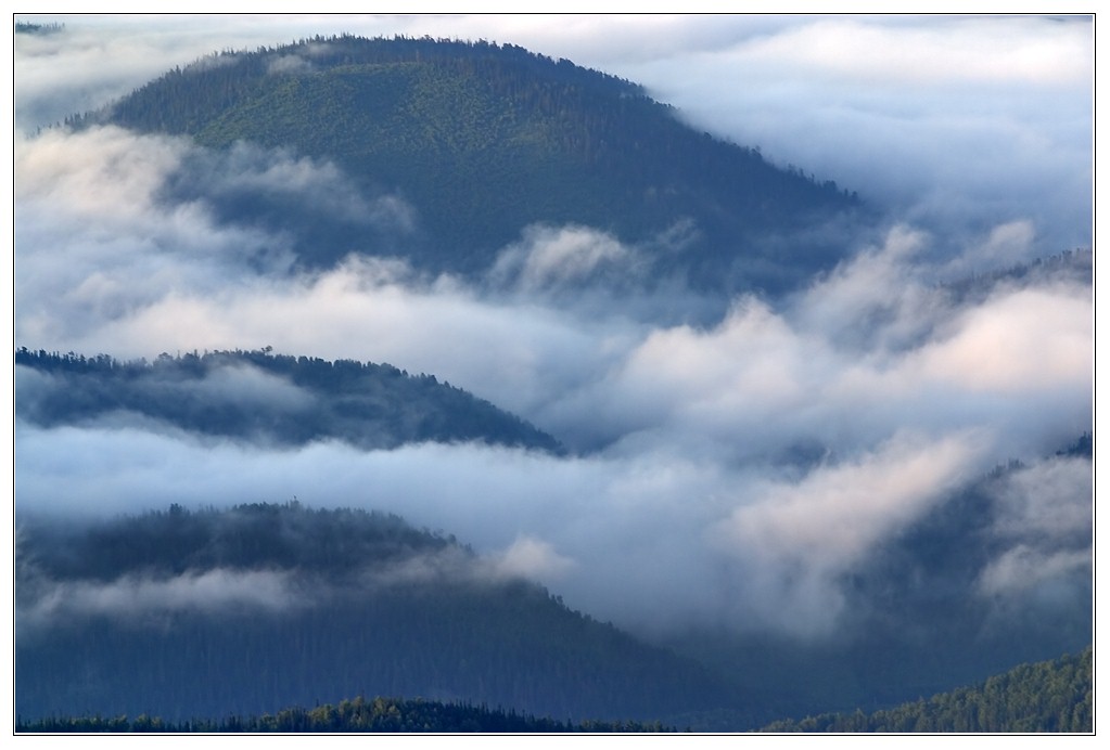 фото "Там за туманами" метки: пейзаж, горы, закат