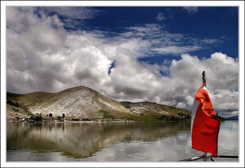 фото "Озеро Титикака. Плаванье начинается." метки: пейзаж, облака