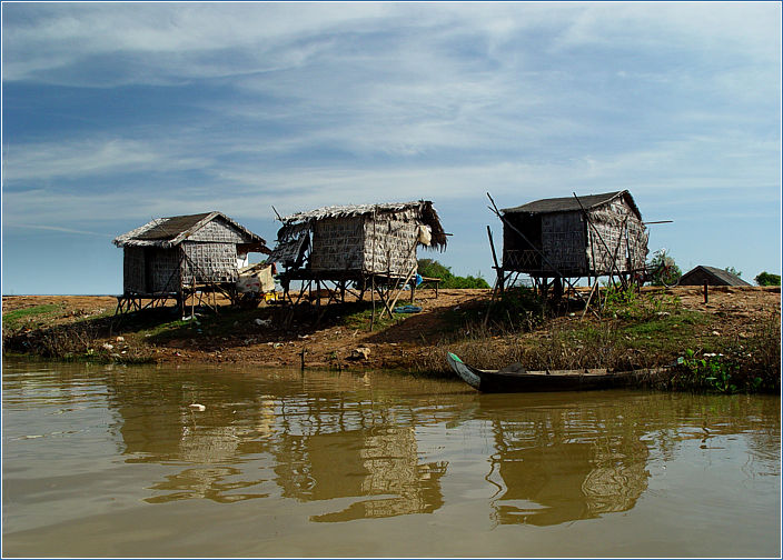 фото "Рыбацкая деревня (Камбоджия)" метки: путешествия, пейзаж, Азия, облака