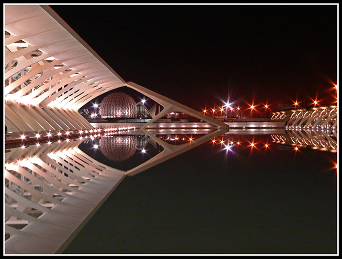 photo "Nocturnal reflections 3" tags: landscape, architecture, night