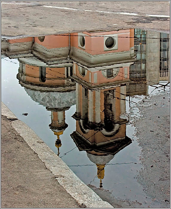 photo "Reflection" tags: architecture, landscape, water