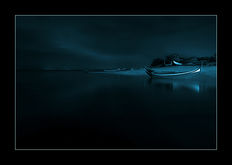 фото "Blue night" метки: пейзаж, вода, ночь