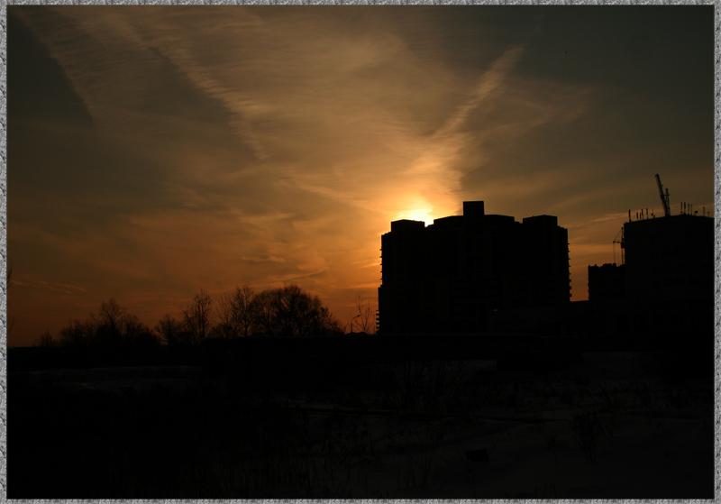 photo "Industrial sunset" tags: architecture, genre, landscape, 