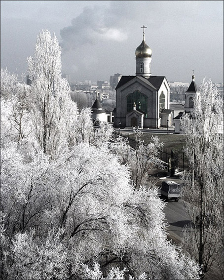 фото "Случайный взгляд с 14-го этажа" метки: пейзаж, зима