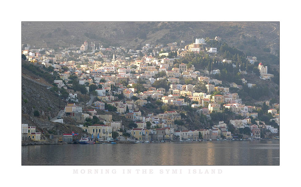 photo "october morning on the symi island greece" tags: landscape, 