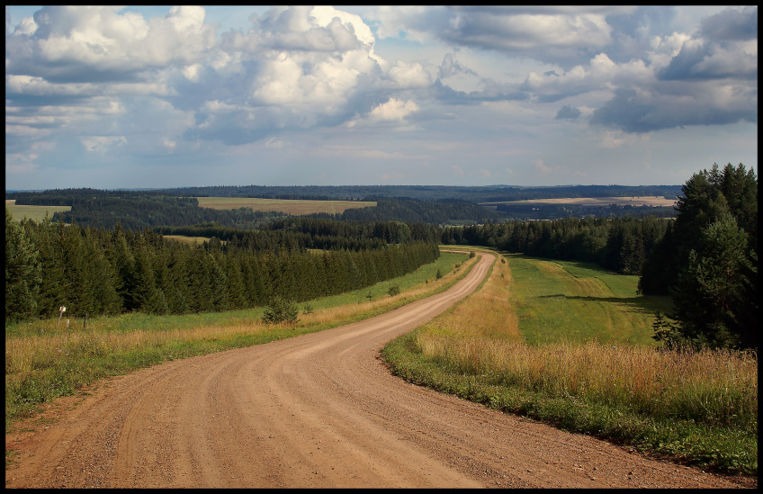 Проселочная дорога фото