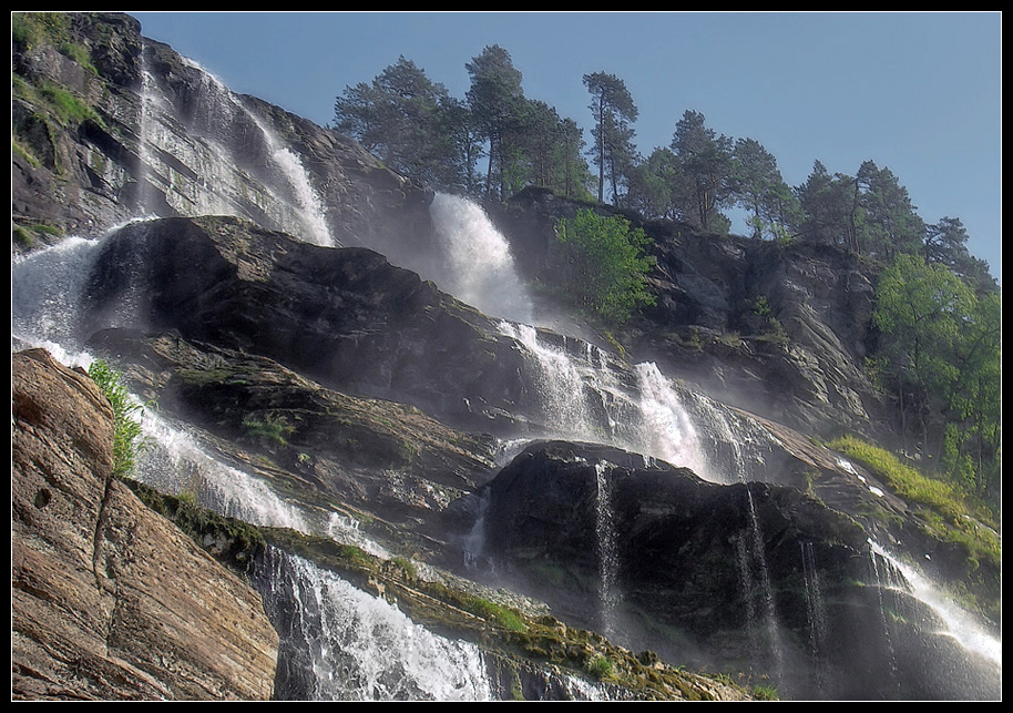 photo "Waterfall" tags: landscape, nature, mountains