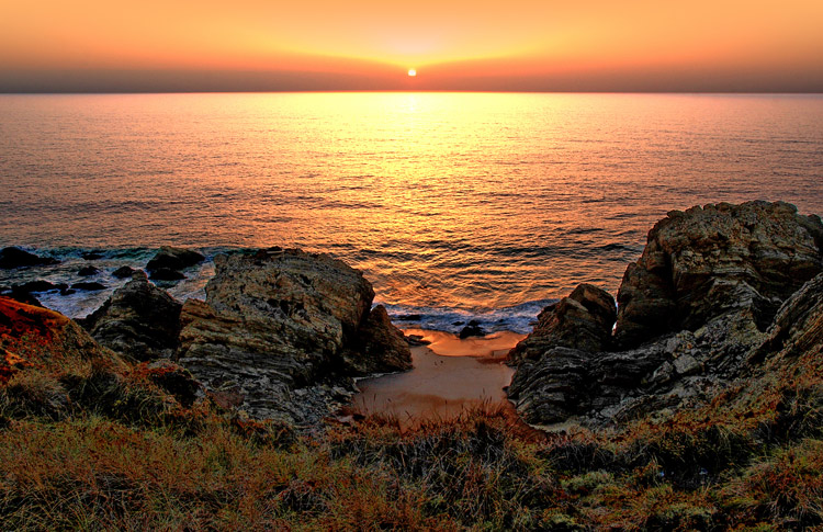 photo "COASTLINE" tags: landscape, sunset, water