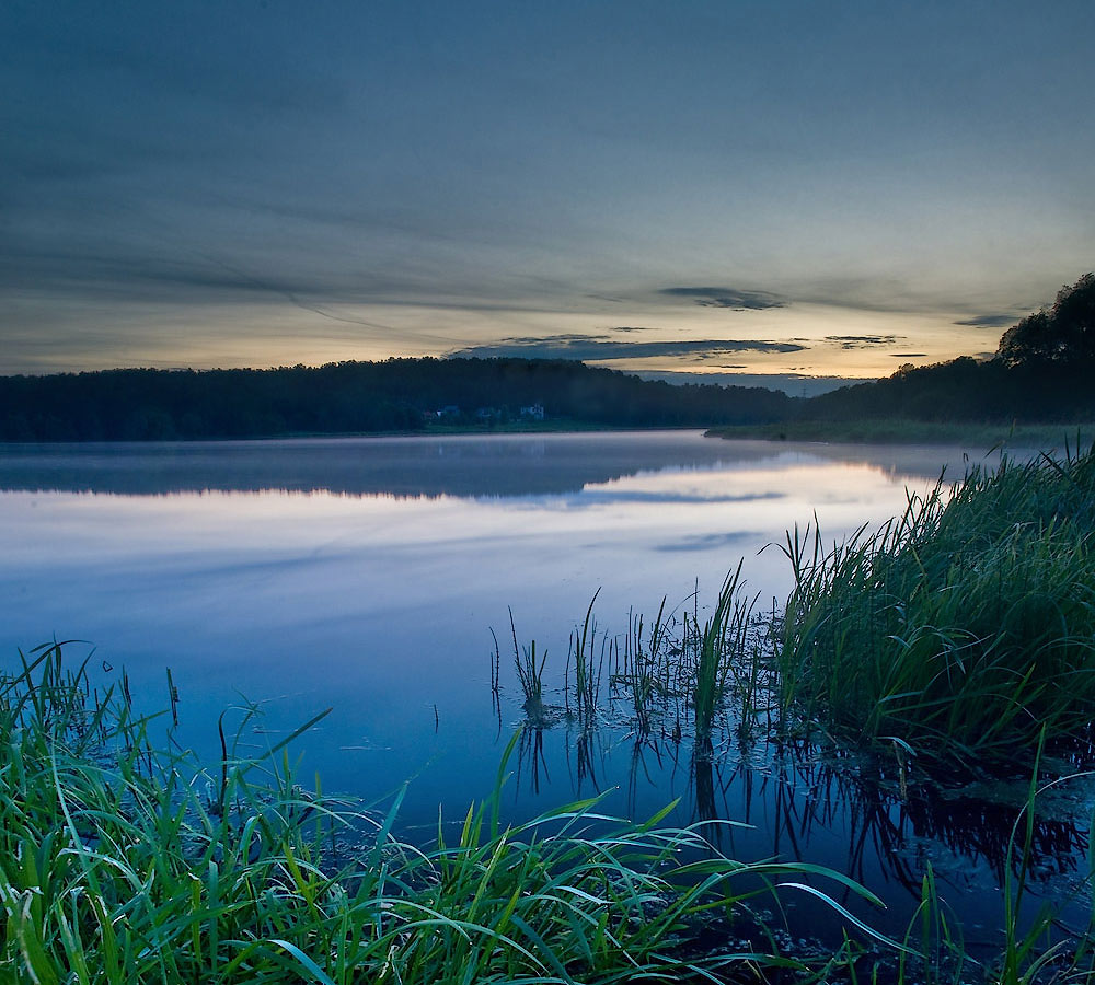 фото "Вечером на озере" метки: пейзаж, вода, лето