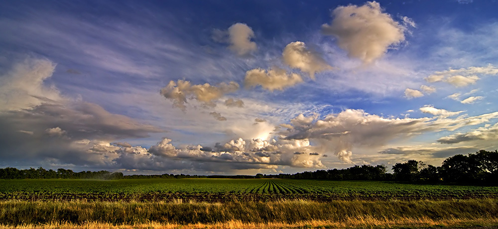 photo "After the rain..." tags: landscape, clouds, sunset