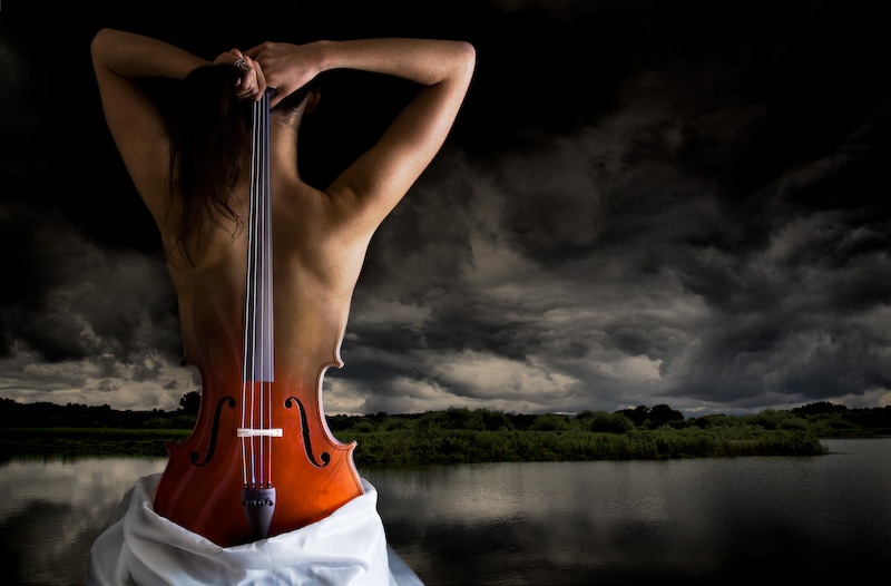 photo "Reinventing the Cello" tags: montage, 