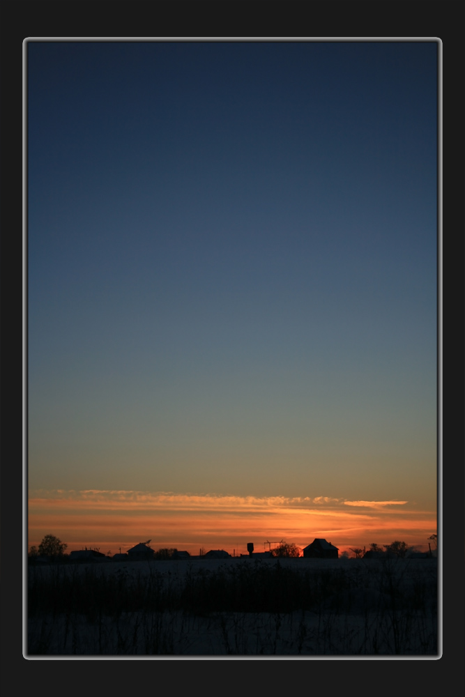 photo "***" tags: landscape, sunset, winter