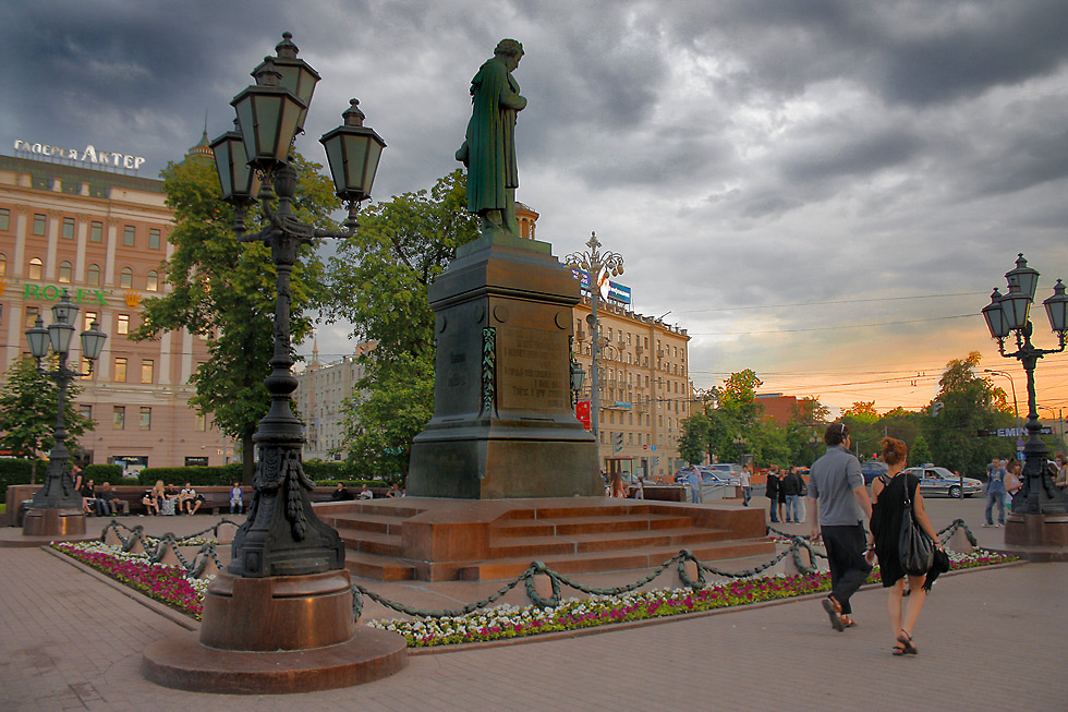 фото "Вечер на Пушкинской площади." метки: город, 