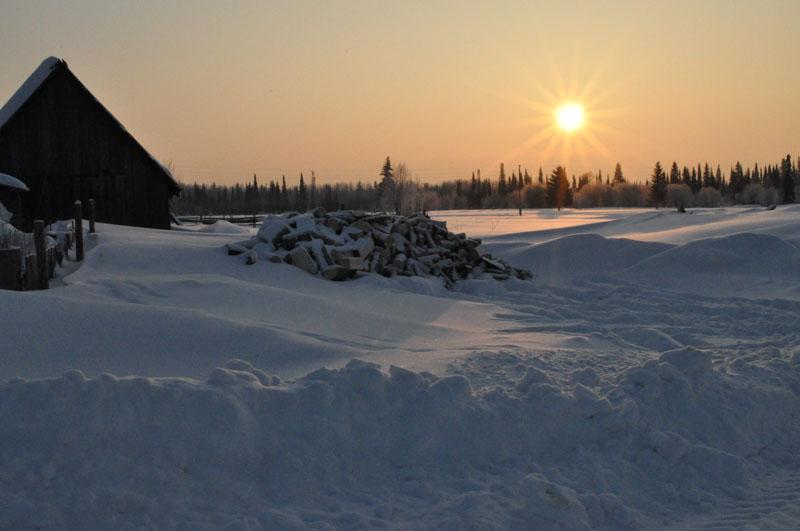 photo "***" tags: landscape, sunset, winter