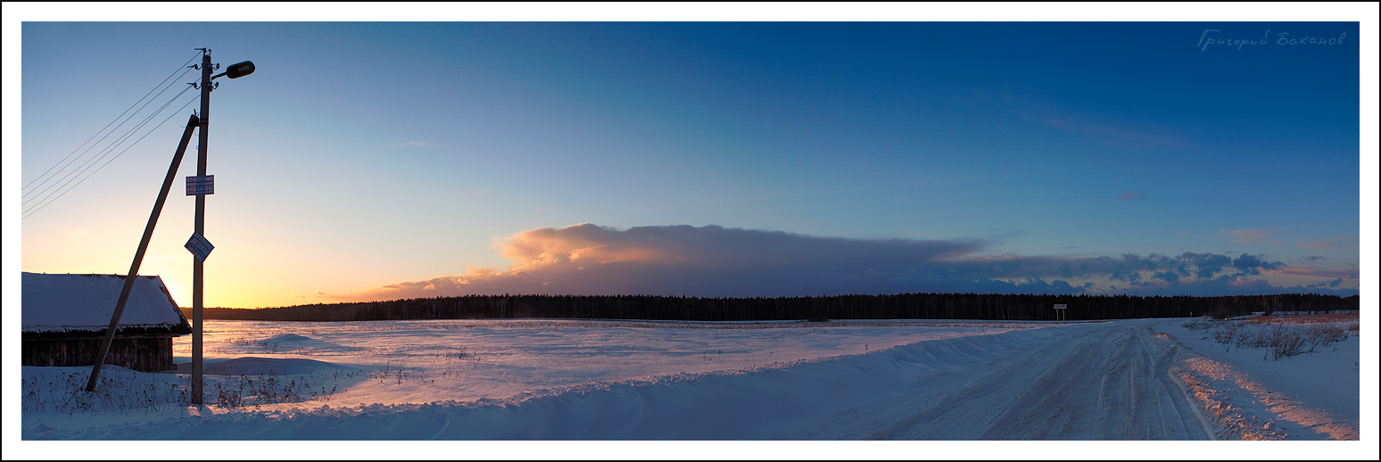 photo "***" tags: landscape, panoramic, sunset