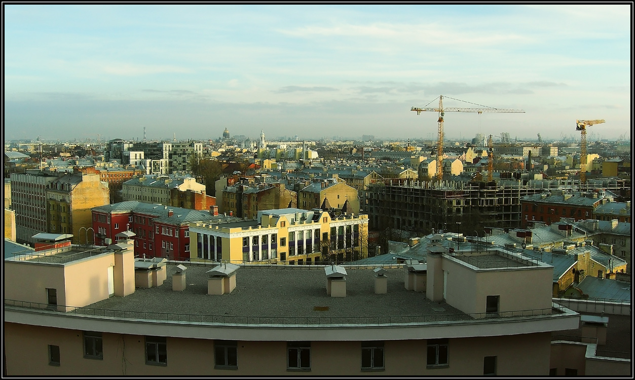 фото "Петербургские Крыши -2" метки: архитектура, пейзаж, весна