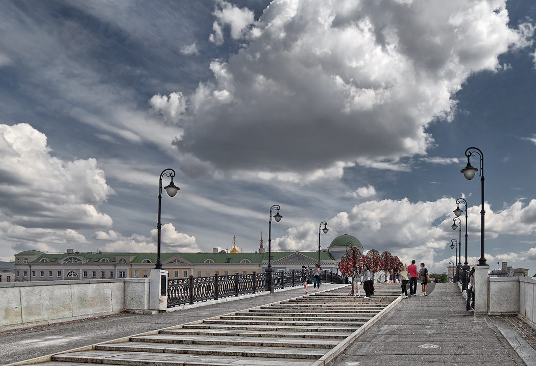 фото "Дорога в облака" метки: архитектура, пейзаж, облака