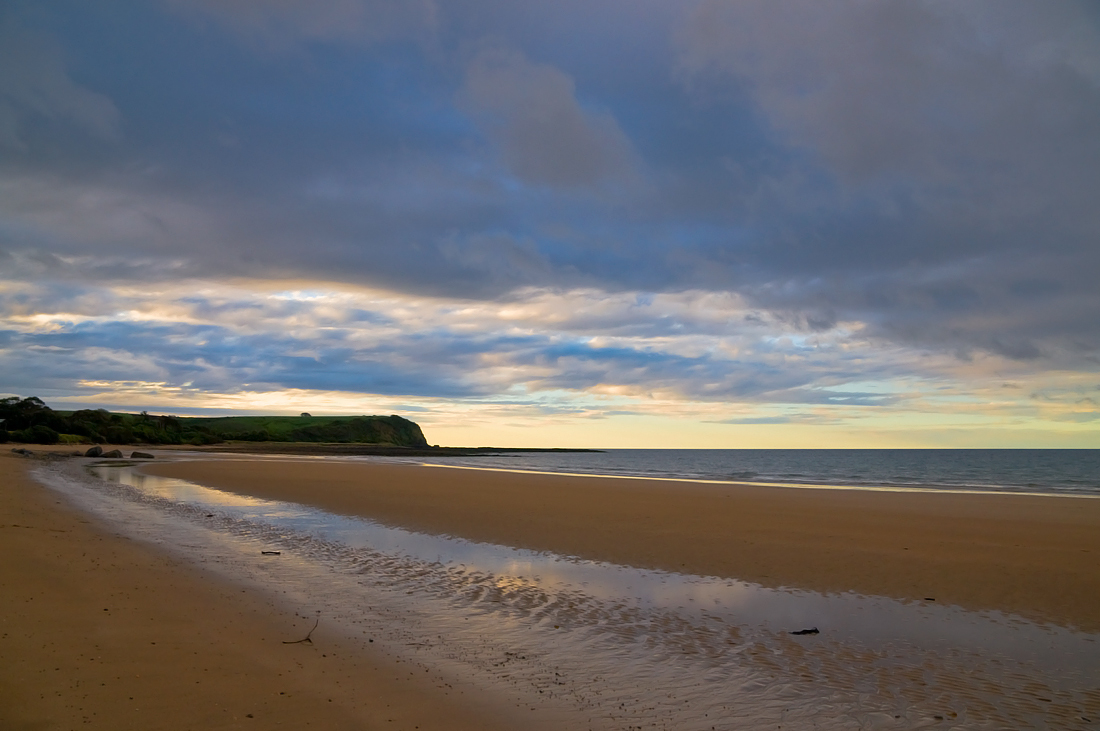 photo "Low tide" tags: landscape, Sand, beach, clouds, sea, sky, sunset, water