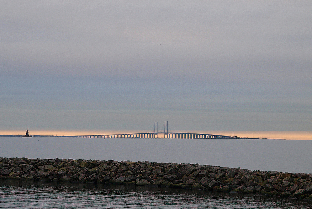 фото "The Öresund Bridge" метки: пейзаж, архитектура, репортаж, 