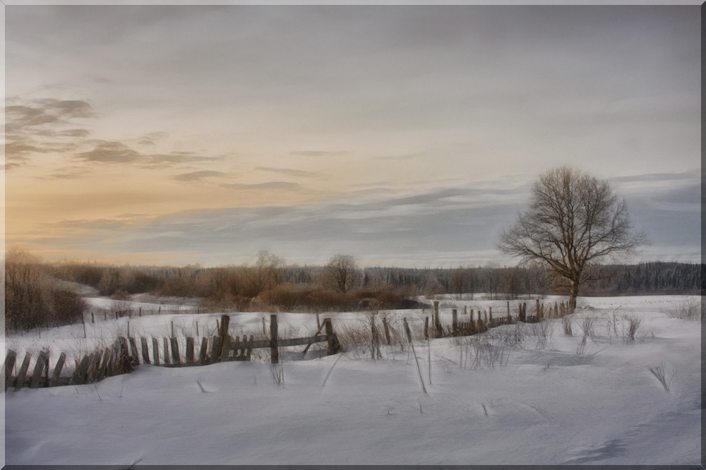 photo "***" tags: landscape, winter, деревня, зарисовка