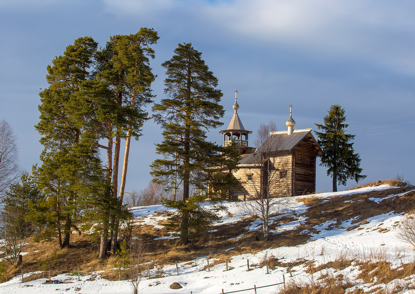 photo "***" tags: landscape, architecture, Karelia, Маньга, часовня