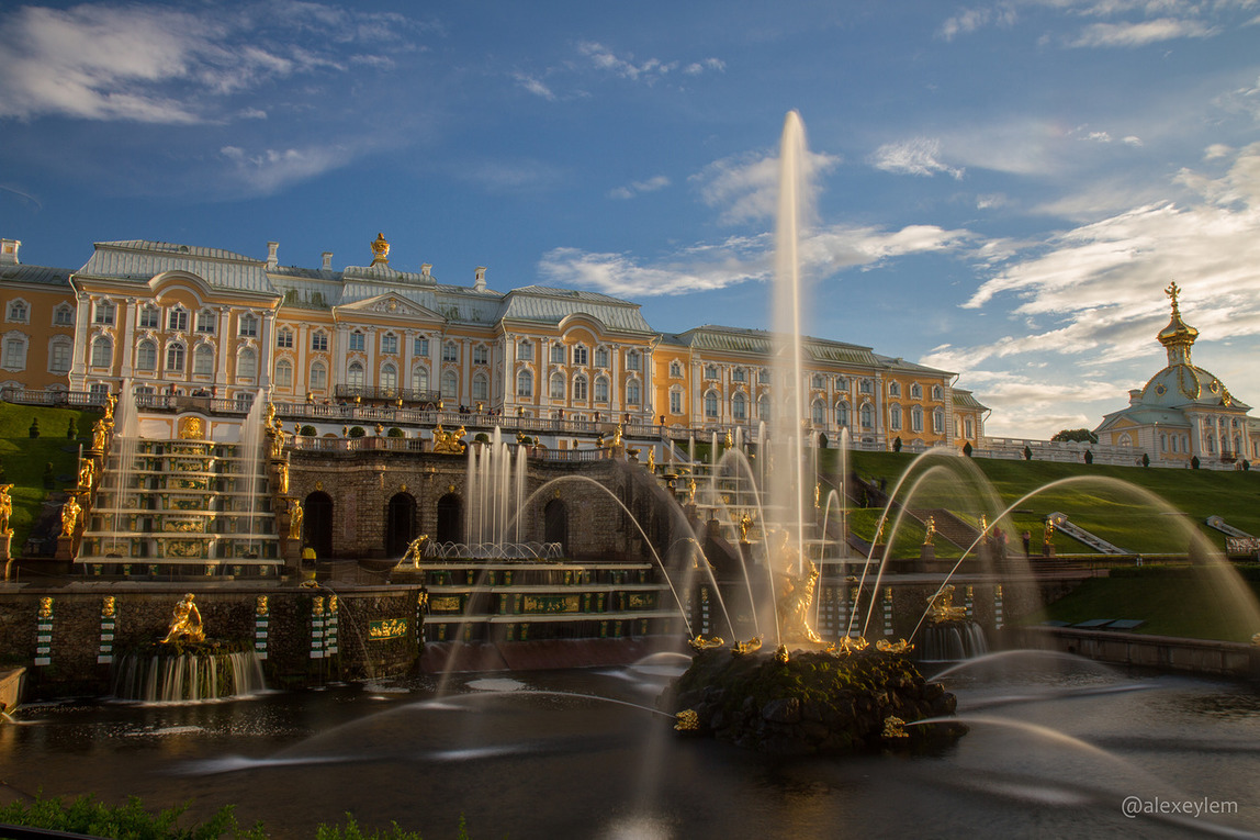 photo "***" tags: architecture, park, Петергоф, дворец