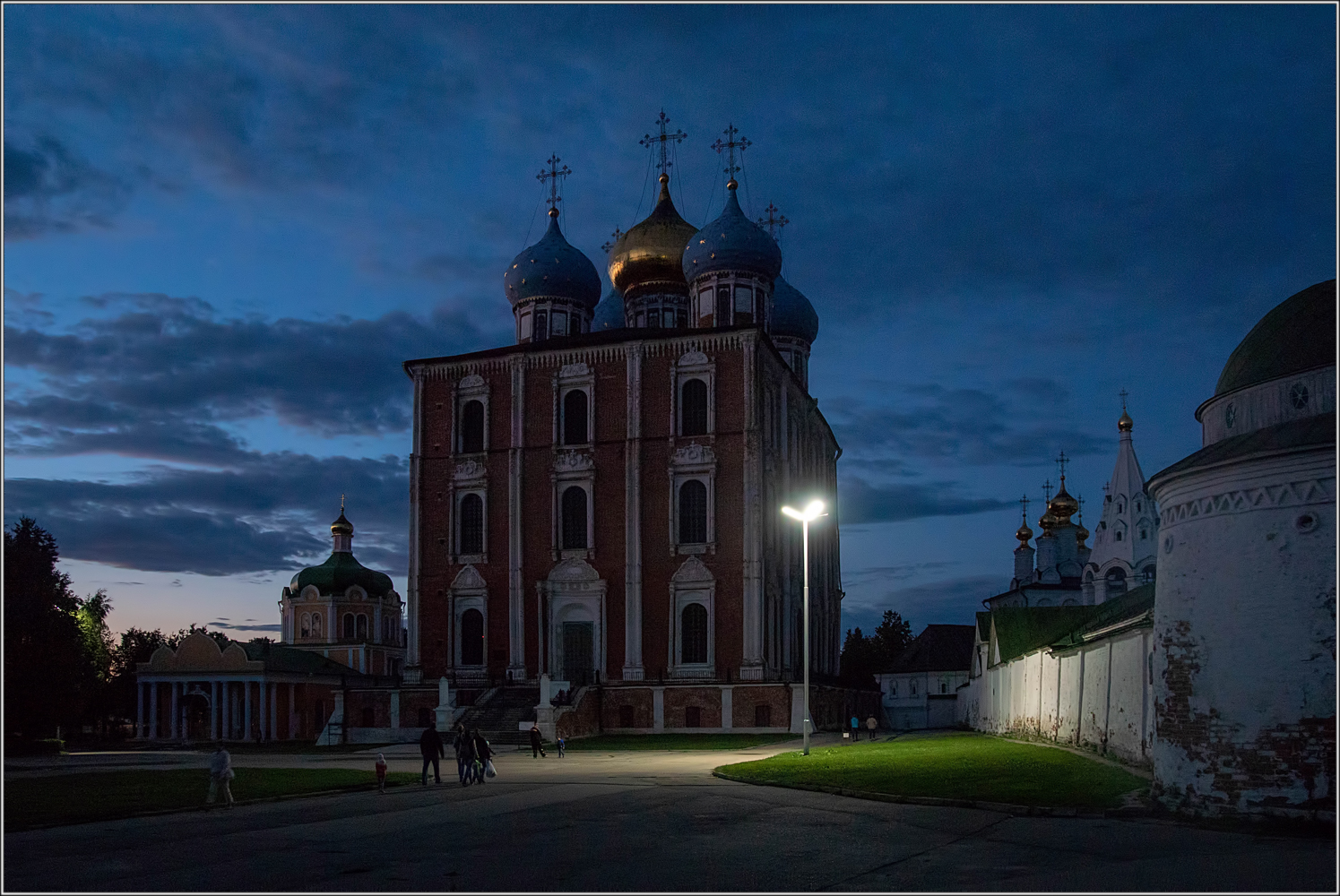 Ночная Рязань панорама