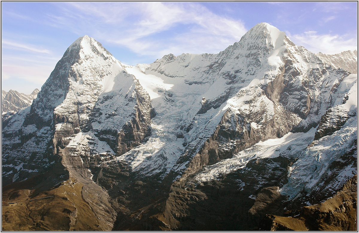 фото "Айгер и Мёнх" метки: пейзаж, природа, Альпы Швейцария.
